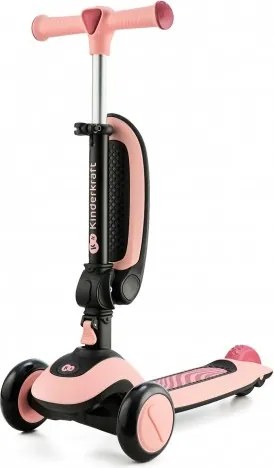 KINDERKRAFT Odrážadlo a kolobežka 2v1 HALLEY ružová