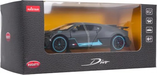 Model auta Bugatti Divo RASTAR 1:32 sivý