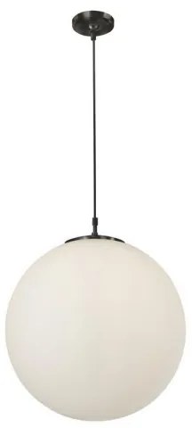 Searchlight 6088 - Luster na lanku ATOM 1xE27/60W/230V biela/čierna