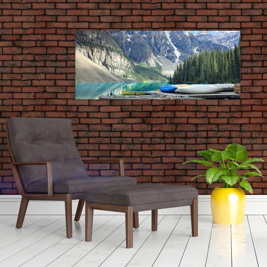 Obraz - Moraine Lake (120x50 cm)