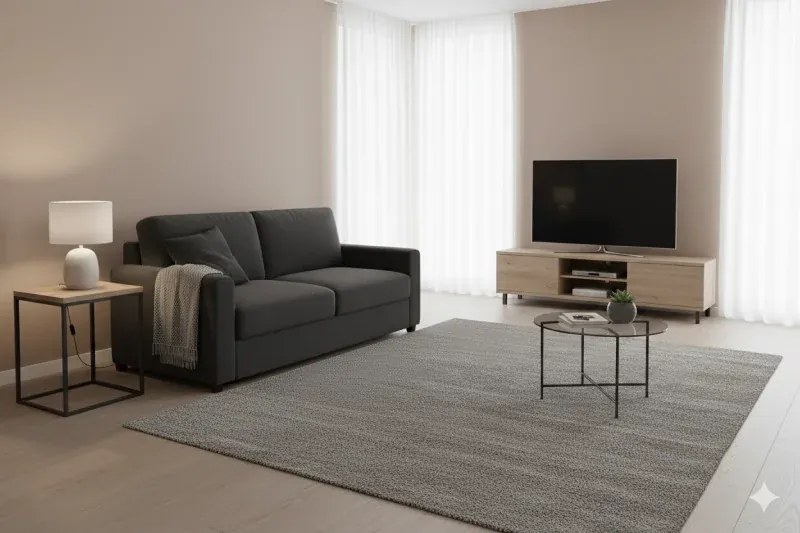 Rozkladacia pohovka na každodenné spanie ONE, 140, červená (enjoy new lux - 49 winery)