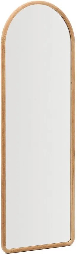 Nástenné zrkadlo s dreveným rámom 55x155 cm Milsa – Kave Home