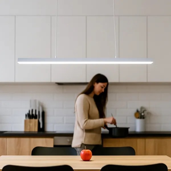 Brilagi - LED luster na lanku PAXIS LED/30W/230V 120 cm biely