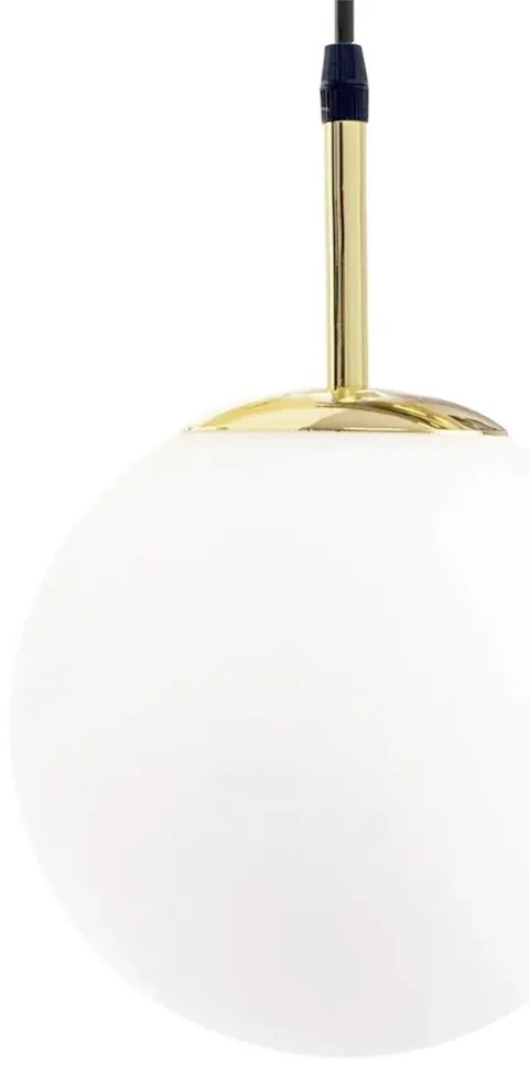 Toolight - Závesné svietidlo zo skla Gold APP653-1W, zlatá, OSW-08199