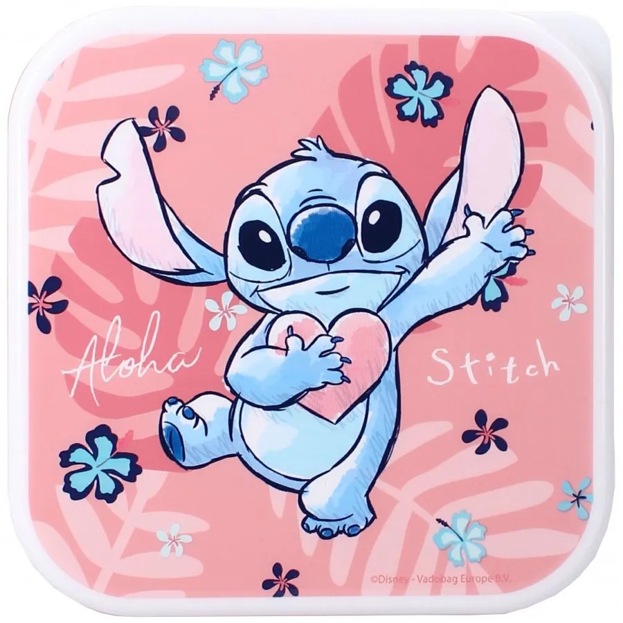Olovrantové boxy Lilo a Stitch - sada 3 ks