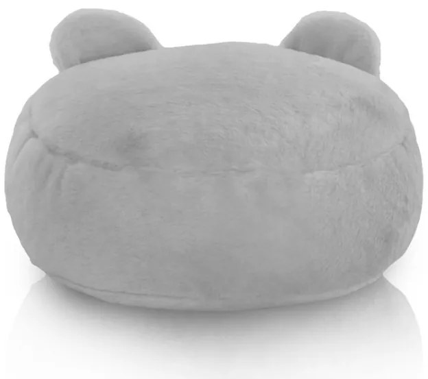 Plyšová podnožka TEDDY Yeti sivá