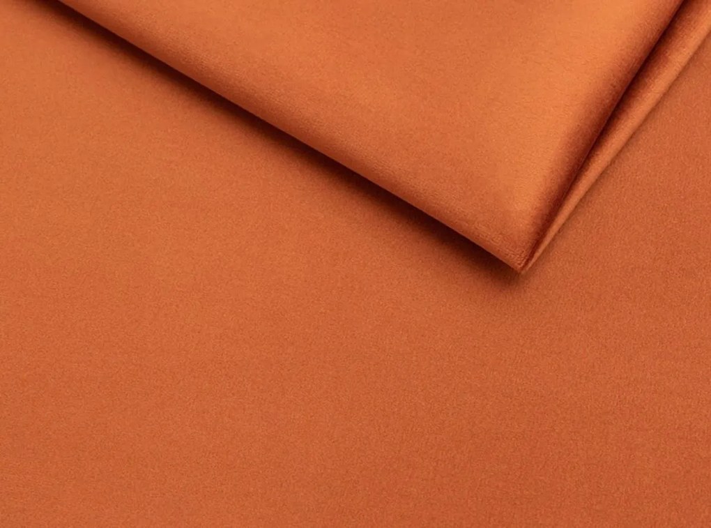 Stolička ARNO škoricová (oranžová / hnedá) (látka Bluvel 4215) - moderná, čalúnená, do obývačky / jedálne, kancelárie