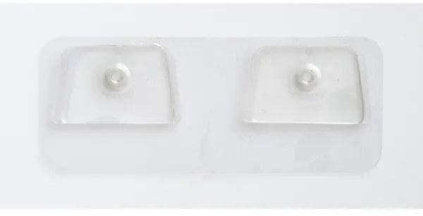 Kuchynský ORGANIZÉR samolepiaci, biely, plastový HOLDER, 13x5x9 cm