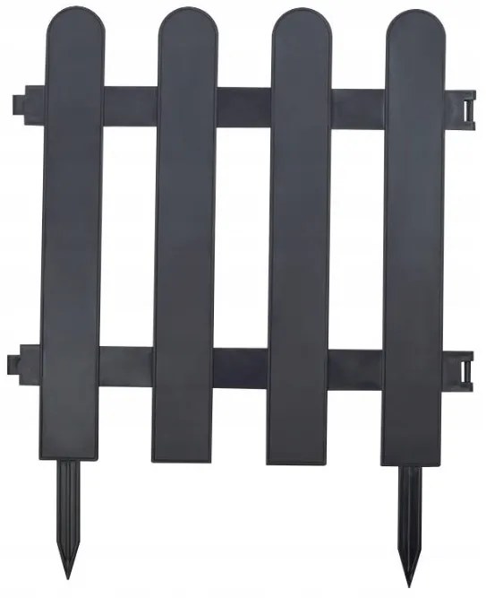 Nízky záhradný plot - plastový Farebné prevednie: Zelená