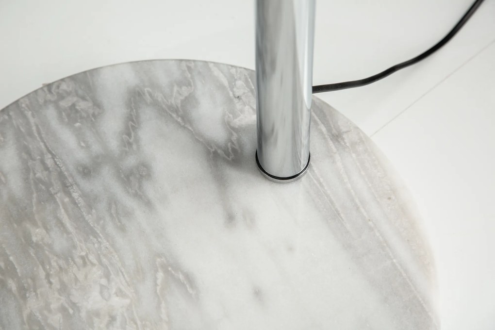 Stojacia lampa Big Bow 170-180cm ľanová biela