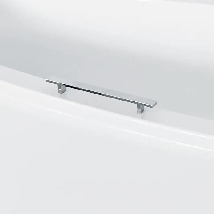 Besco Madlo k akrylátovým vaniam QUADRO MAD (300x24x31,2 mm | farba: chróm )