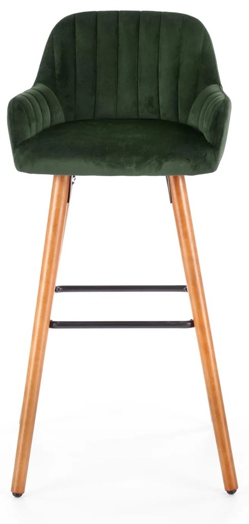 Zelená barová stolička MANO 93