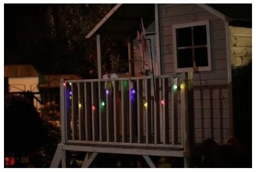 LED RGB Solárne svietidlo 20xLED/1,2V 300 mAh IP44