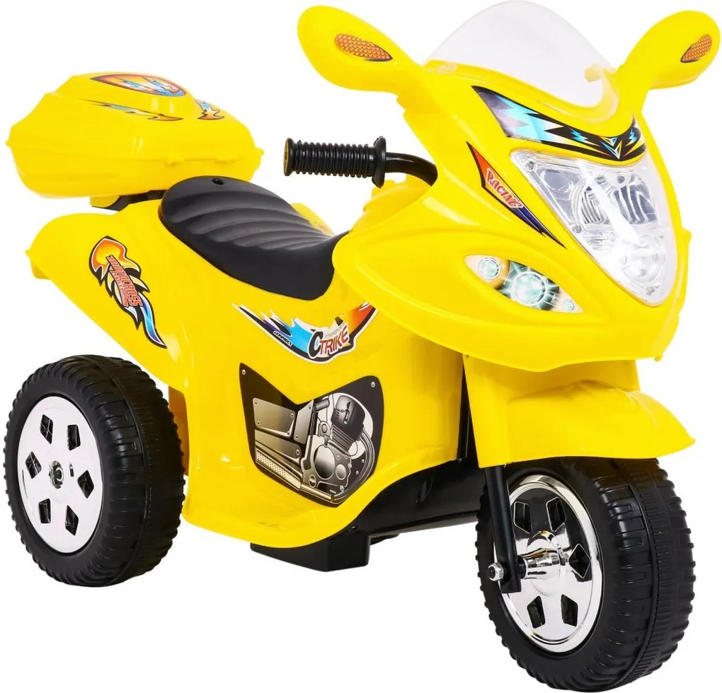 Ramiz Trojkolka BJX-088 elektrická motorka pre najmenších Žltá + zvuky + svetlá
