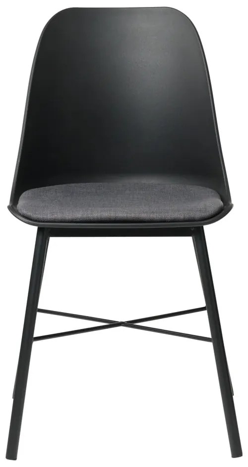 Súprava 2 čierno-sivých stoličiek Unique Furniture Whistler