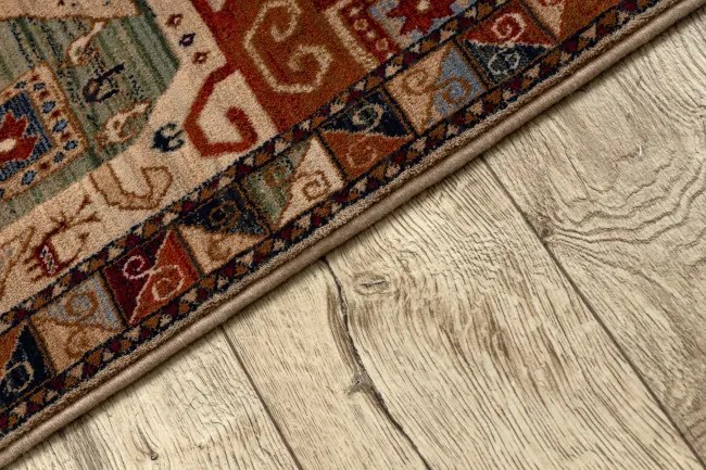 Koberec KESHAN, strapce 1250/53565 béžový / terakota