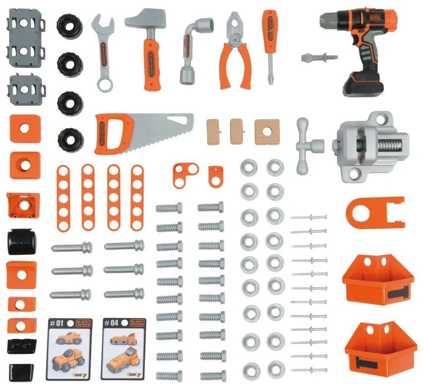 Smoby 360702 Black&Decker elektronický pracovný stôl Ultimate so zvukom SM 360702