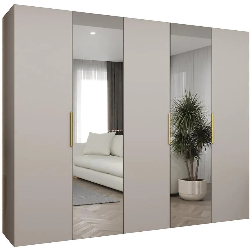 Skriňa Marbella II 250 kašmír/zlatá