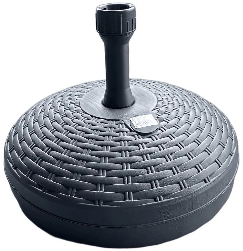 Podstavec pre slnečník PVC ratan 20L