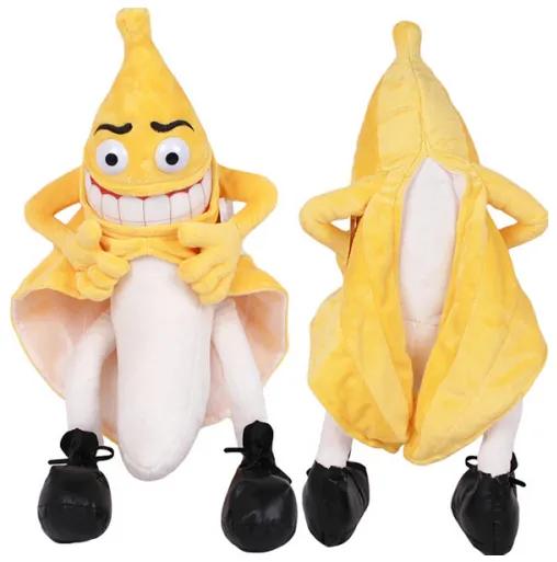 Tutumi, plyšová hračka zlý banán 45x23 cm, KIG-09630