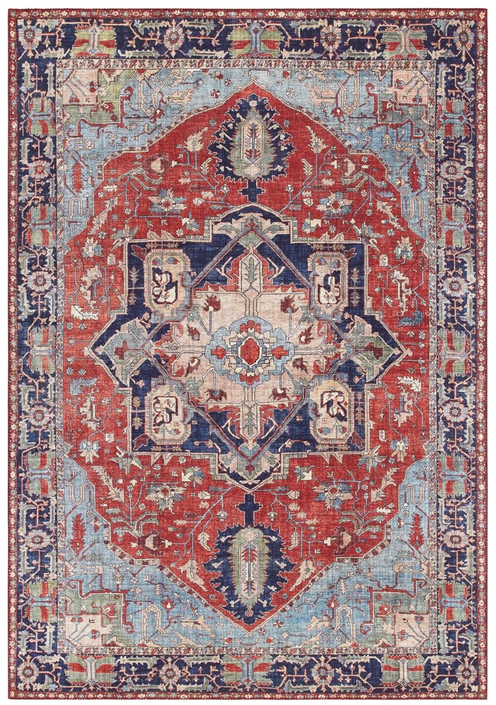 ELLE Decoration, Kusový koberec Imagination 104207 Oriental / Red z kolekcie Elle, 120x160, červená, chodba / predsieň