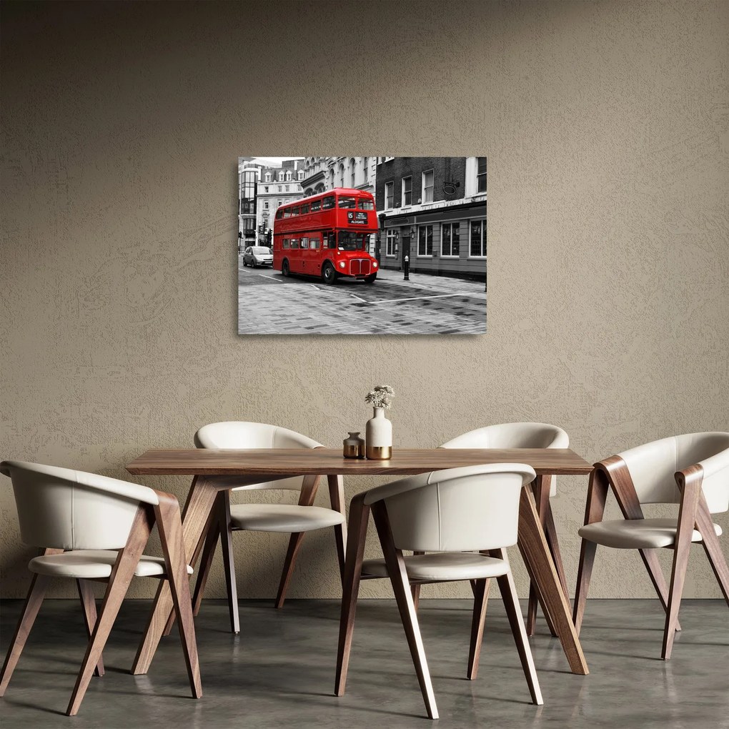 Obraz -Londýn s autobusom (70x50 cm)