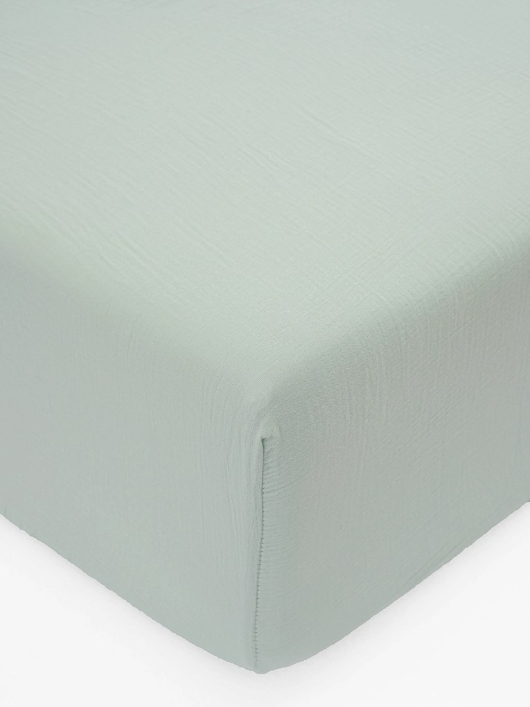 Mušelínová plachta Alexia 90 x 200 cm - mätové