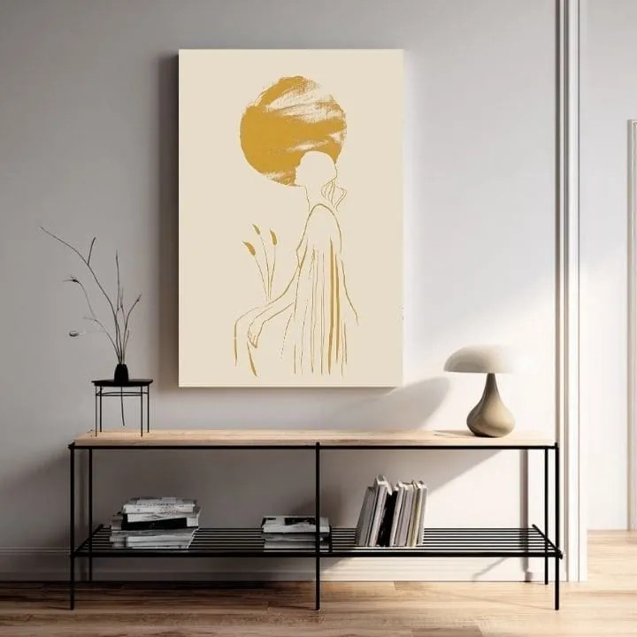 Obraz na plátne Žena v Slnku - Jemný Motív