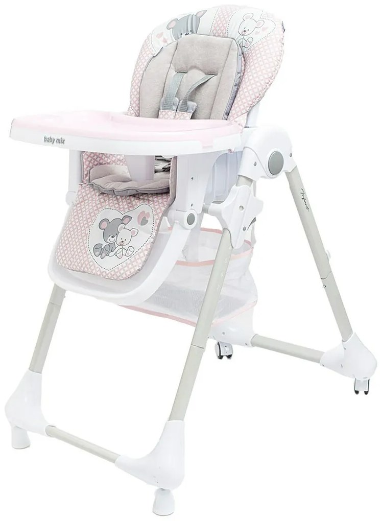 Detská stolička Baby Mix, ružová