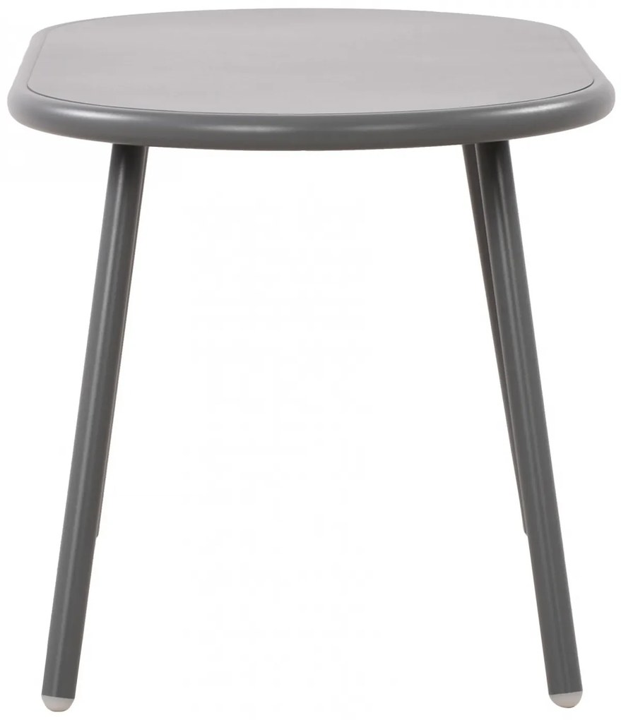 Konferenčný stolík Velva - v45 x 80 x 45 cm - Tmavo sivá