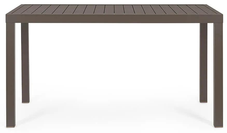 Záhradný stôl linde 130 x 68 cm hnedý MUZZA