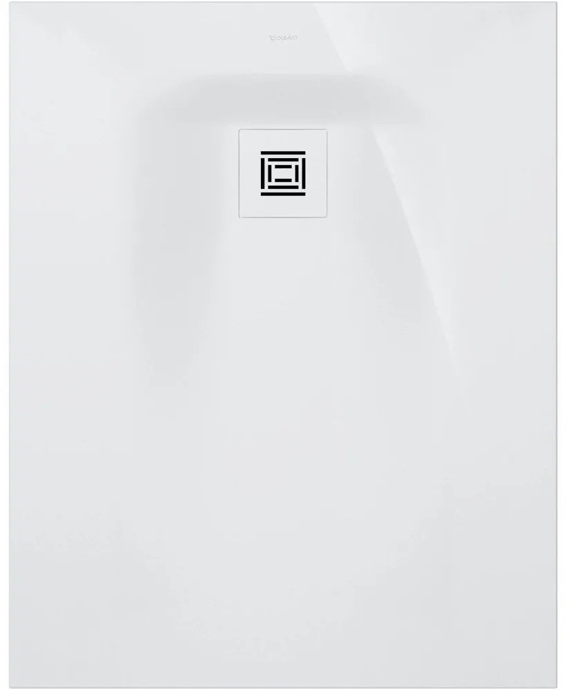DURAVIT Sustano obdĺžniková sprchová vanička z materiálu DuraSolid, Antislip, 1000 x 800 x 30 mm, biela lesklá, 720273730000000