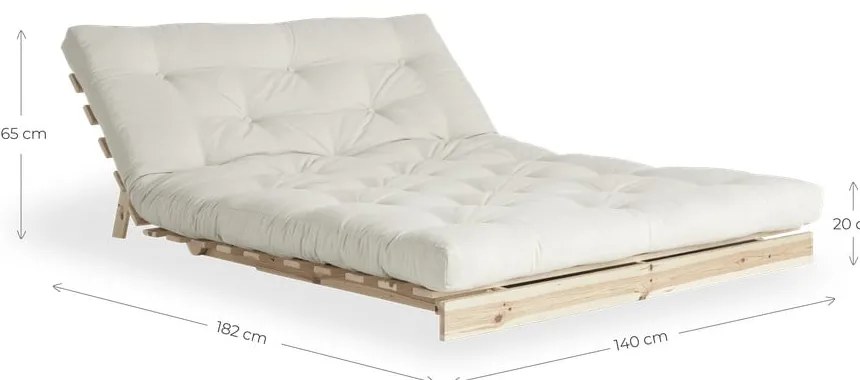 Variabilná pohovka Karup Design Roots Raw/Beige
