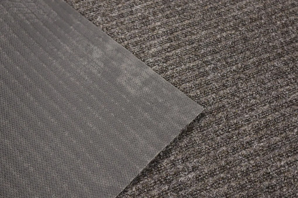 Vopi, Čistiaca zóna Rio hnedý - neúčtujeme odrezky z role, na mieru, šíře 2m,na mieru, neúčtujeme odrezky, hnedá, guma (gél - protišmykový), chodba / predsieň