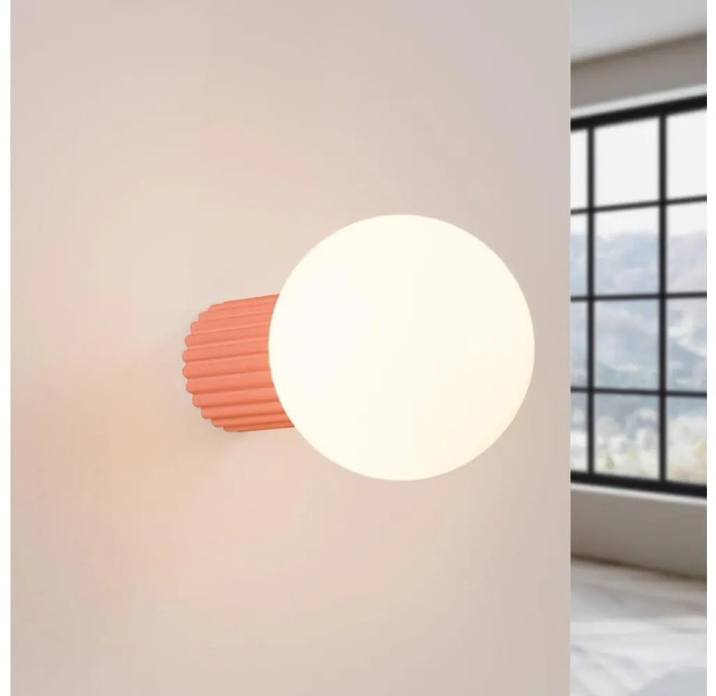 Sollux SL.1752 - Kúpeľňové nástenné svietidlo HALO 1xG9/8W/230V IP44 ružová