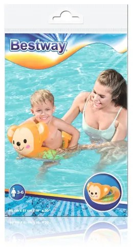 Nafukovacie koleso Bestway 36112 opica 45 cm