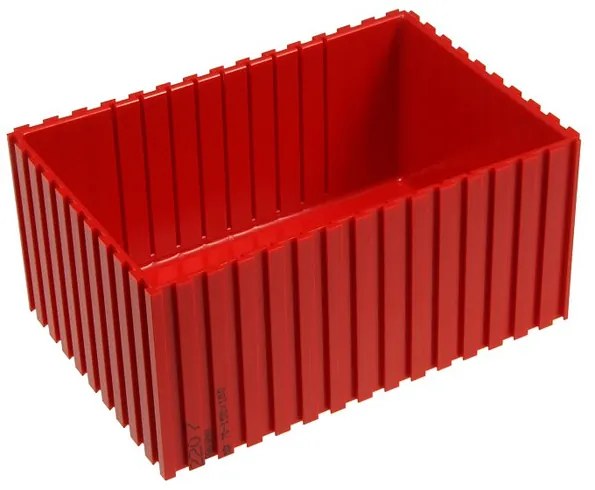 Plastová krabička na náradie 70-150x100 mm, červená