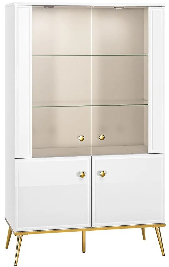 Vitrína Goldin 03 biela