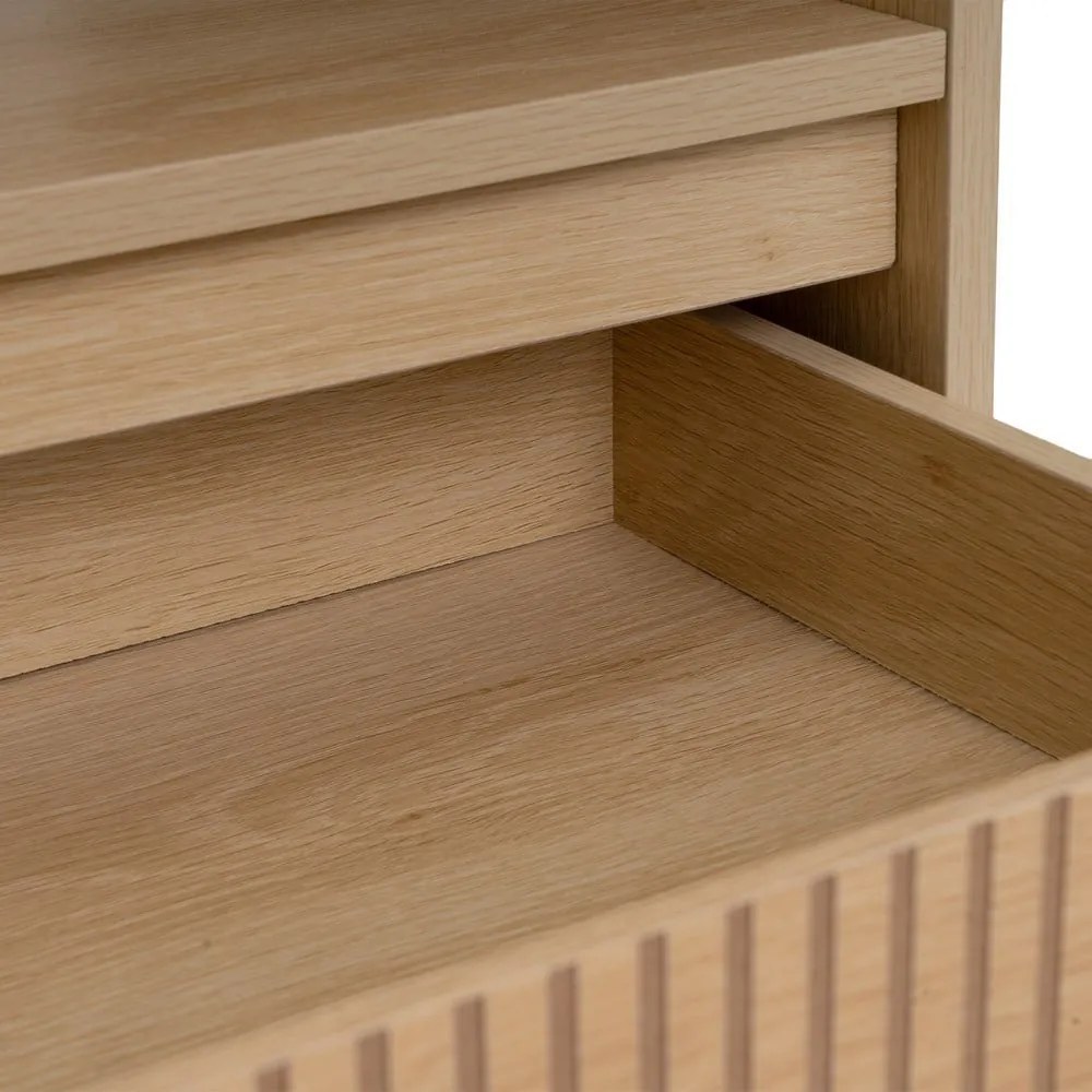 Knižnica v prírodnej farbe 80x120x40 cm Naroa – Casa Selección