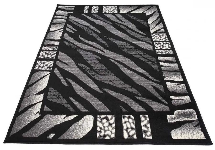 Kusový koberec PP Normia čierny 140x200cm
