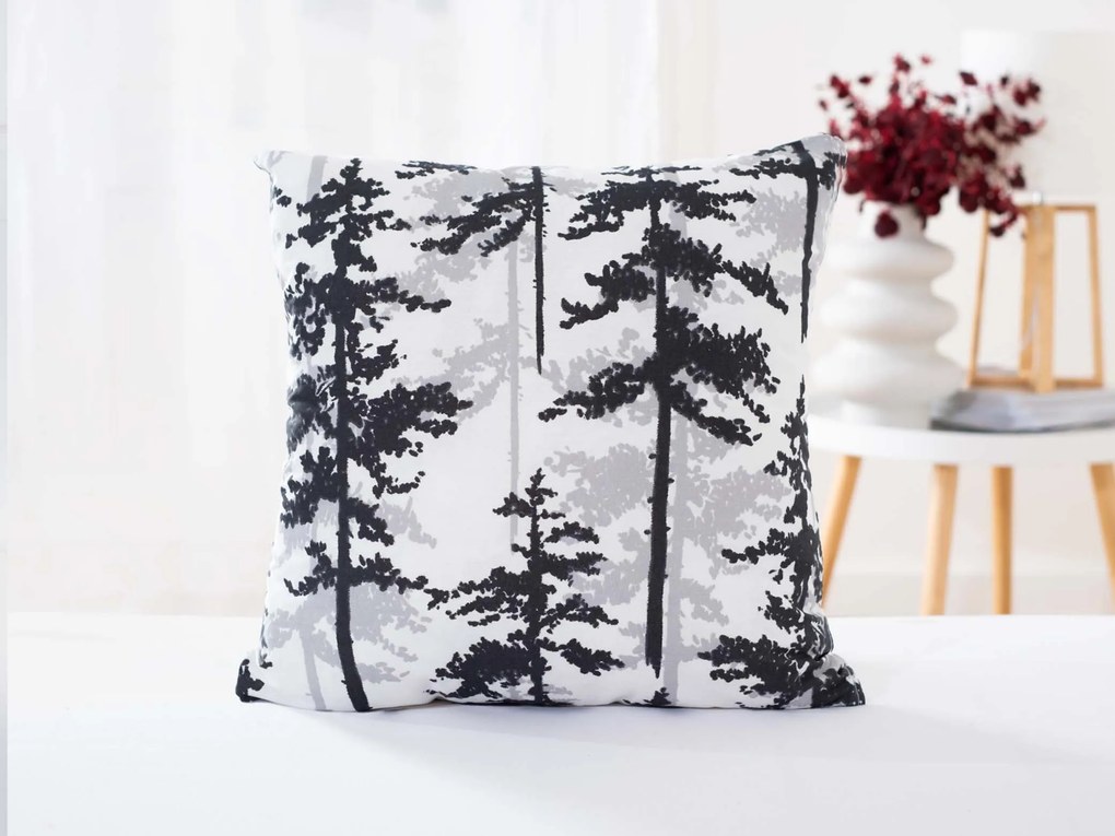 Bavlnená obliečka na vankúšik Renforcé 40 × 40 cm – Les