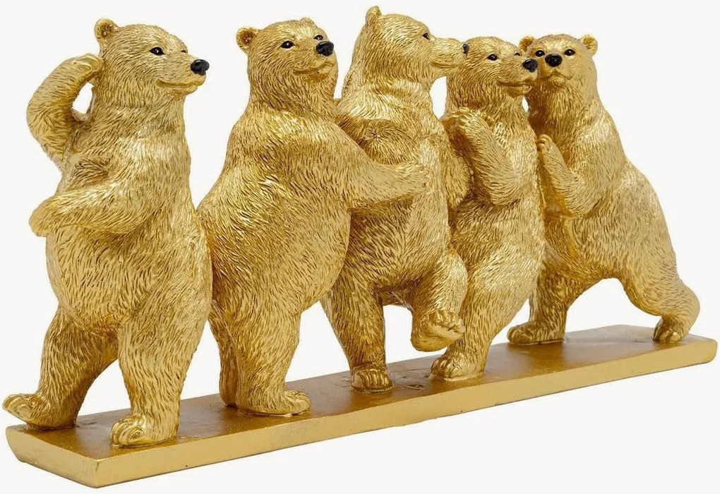 Ručne vyrobená dekorácia Tipsy Dancing Bears