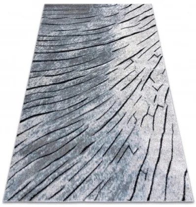 Koberec COZY 8874 Timber sivý/nebeský