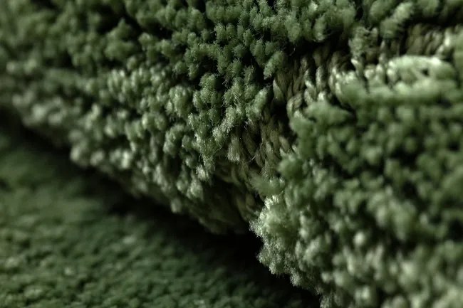 Kúpeľňový koberček SUPREME WAVES vlny, zelený kruh