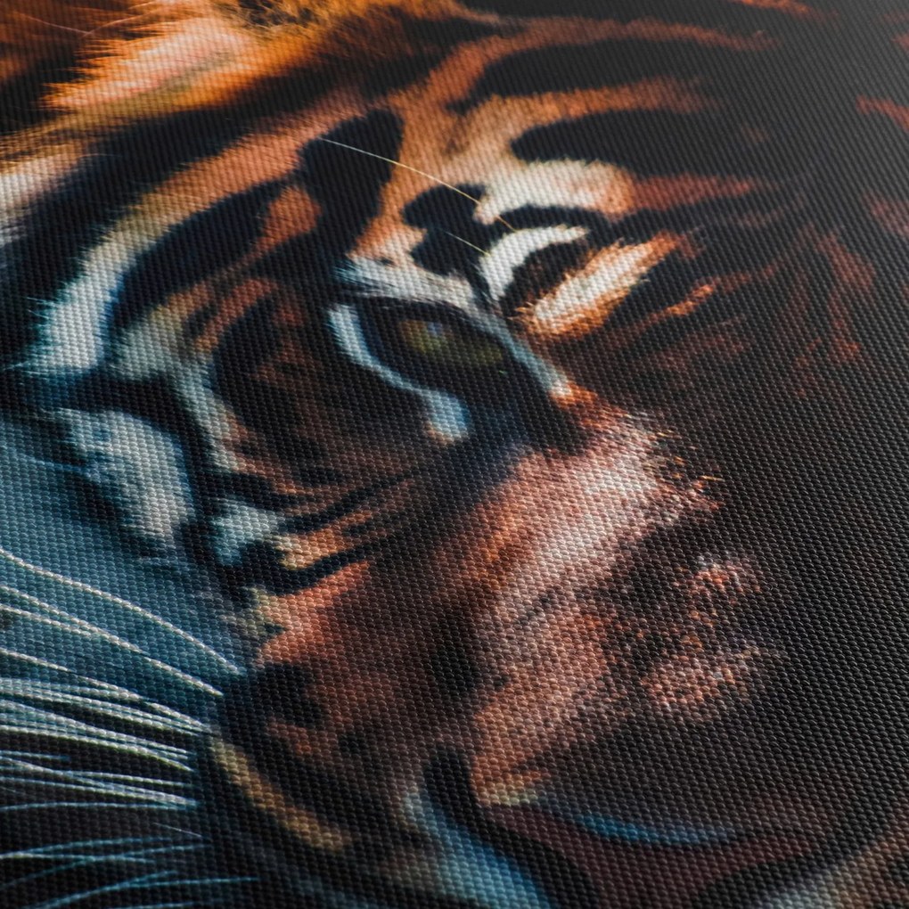 Obraz ležiaceho tigra (90x60 cm)