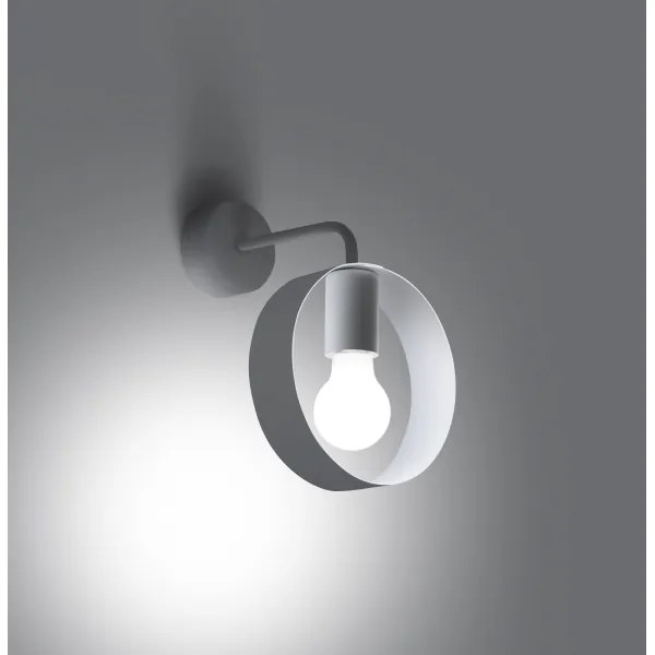 Sollux SL.1134 - Nástenná lampa TITRAN 1xE27/60W/230V biela