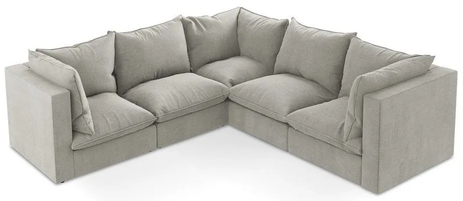 Svetlosivá rohová pohovka Manao – Makamii