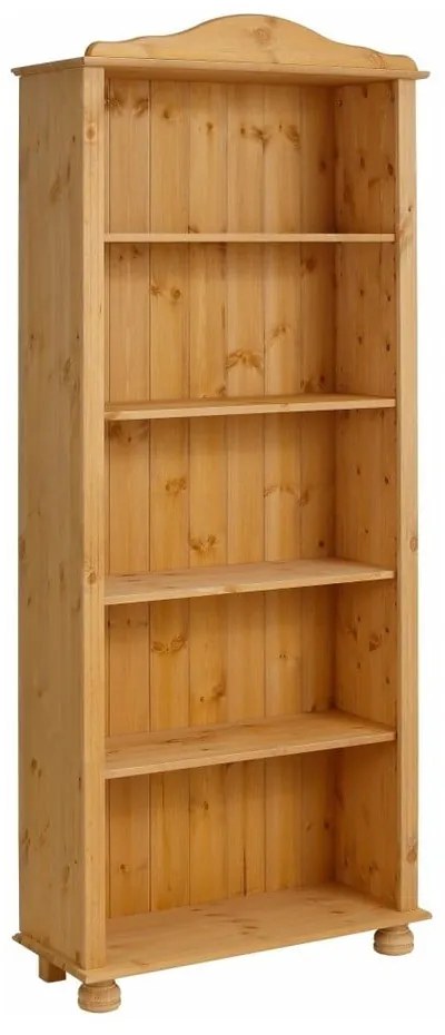 Knižnica z borovicového dreva v prírodnej farbe 70x181 cm Ella – Støraa
