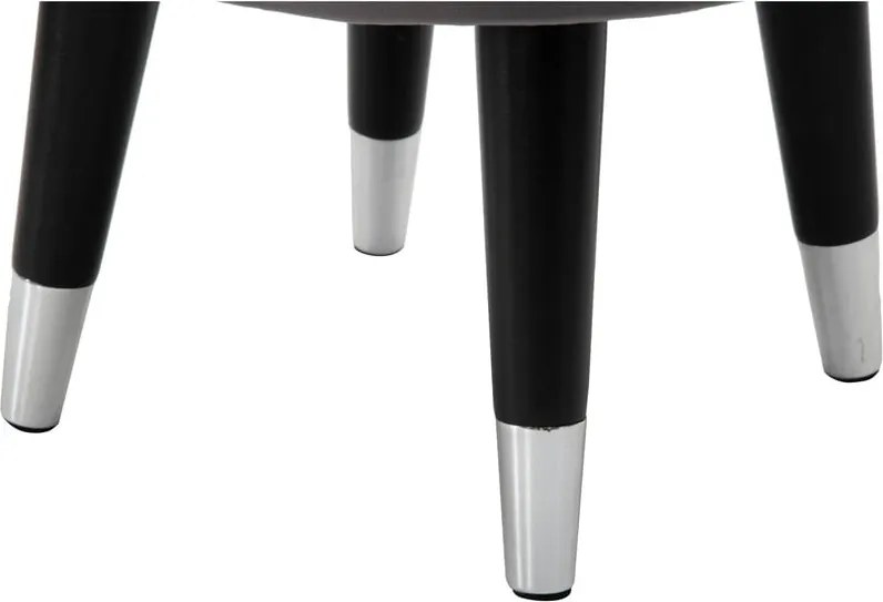 Sivá zamatová podnožka Paris – Mauro Ferretti