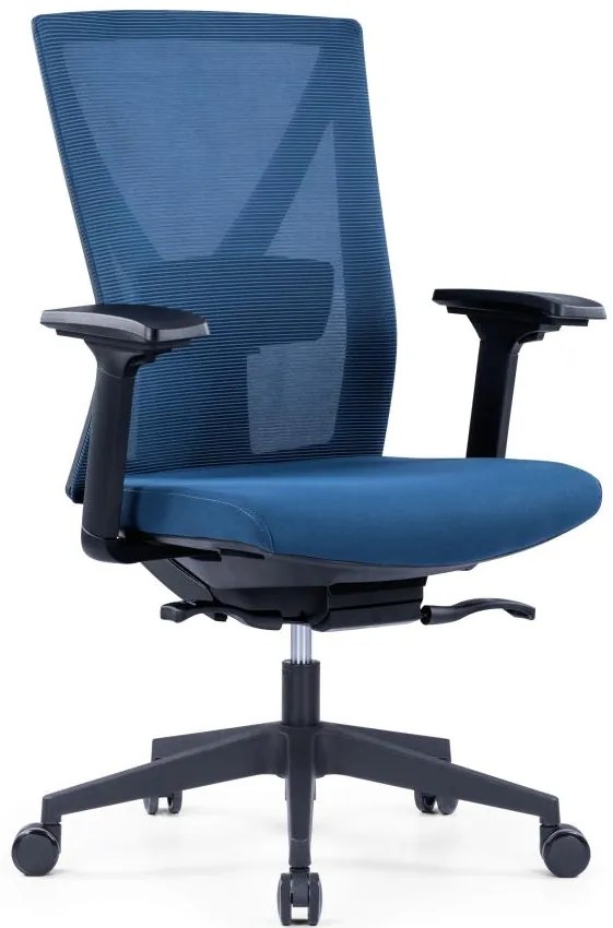 OFFICE MORE Kancelárska stolička NYON modrá